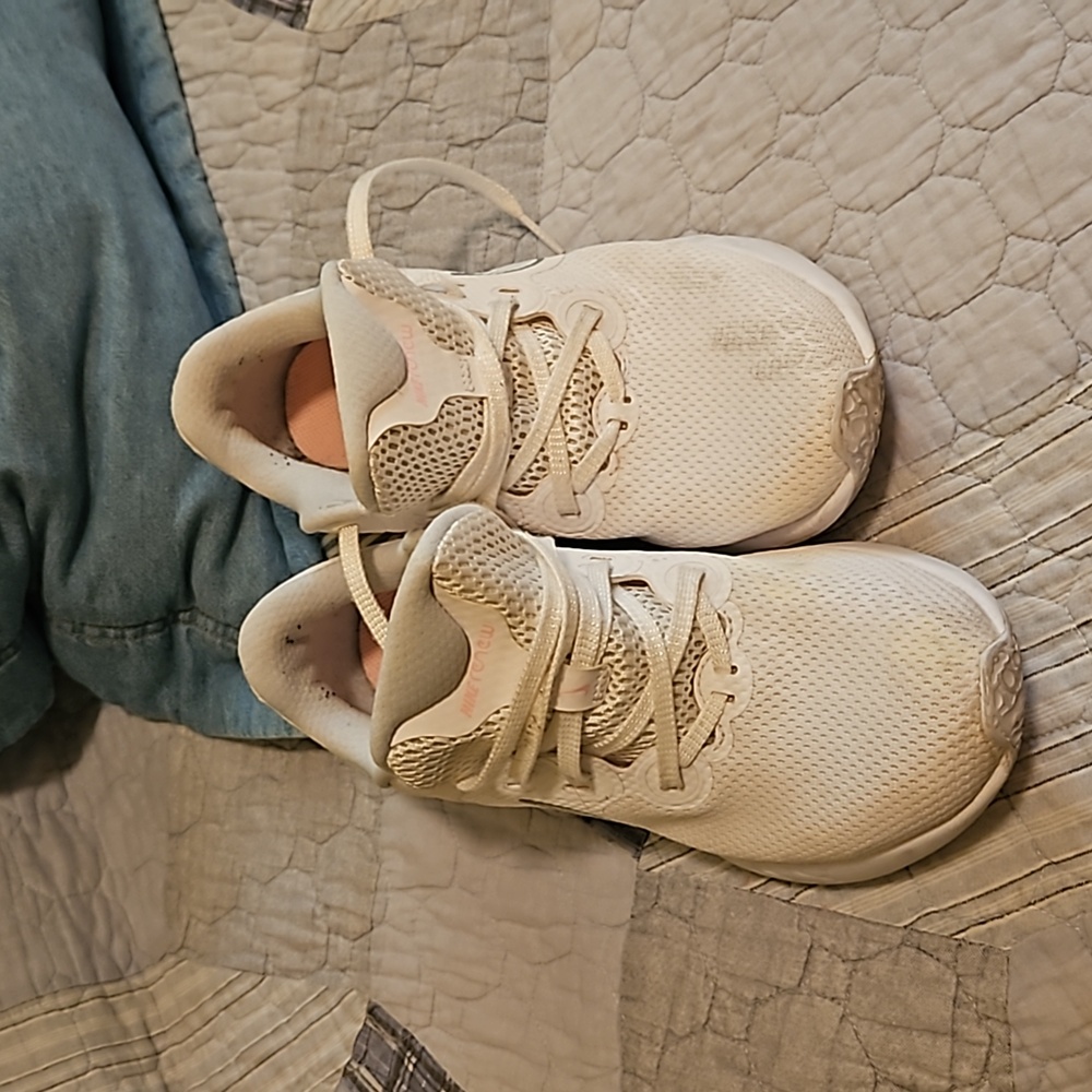 Nike White Renew Running Sneaker